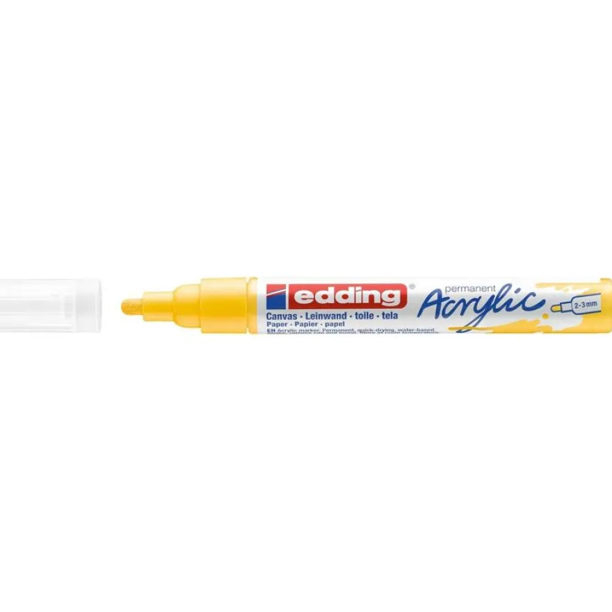 Edding 5100 - Marqueur acrylique - jaune