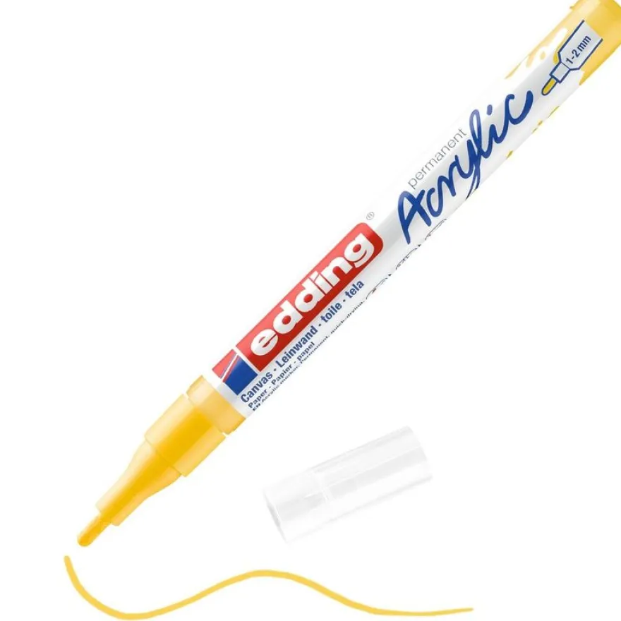 Edding 5300 - Marqueur acrylique - jaune