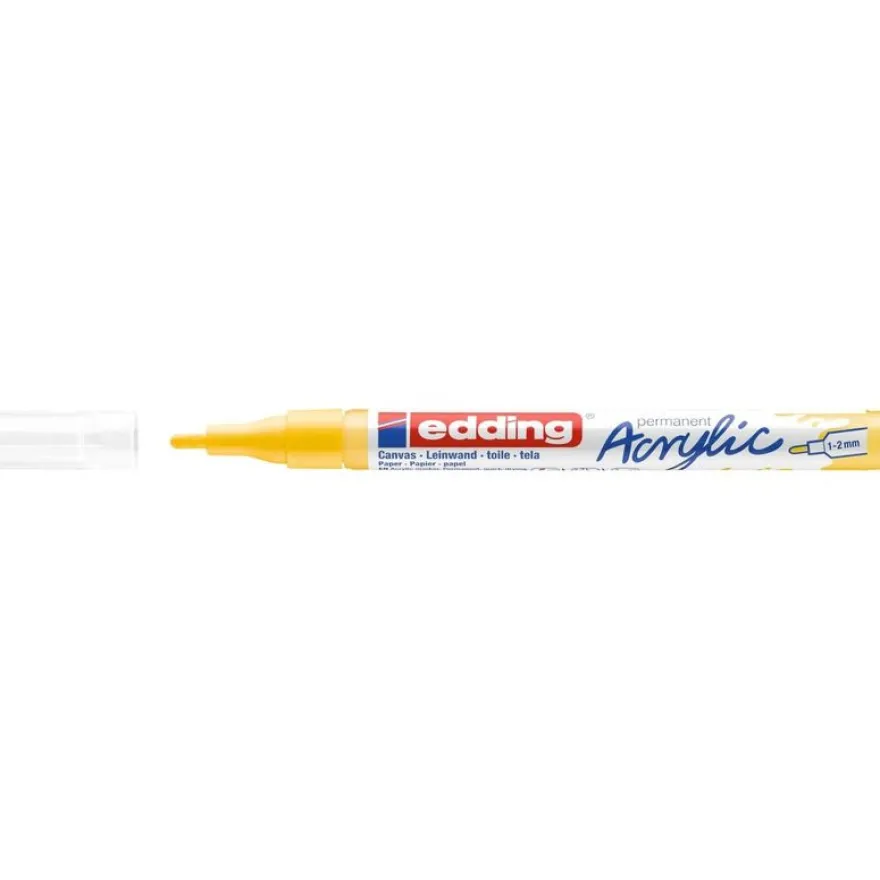 Edding 5300 - Marqueur acrylique - jaune