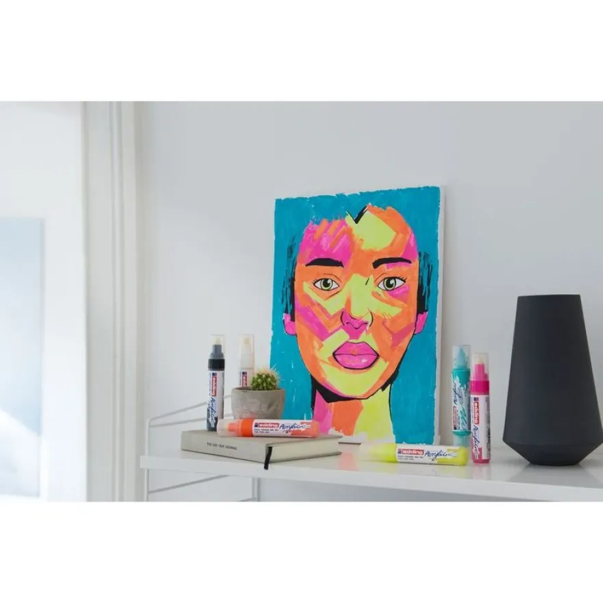 Edding 5000 - Marqueur acrylique - magenta