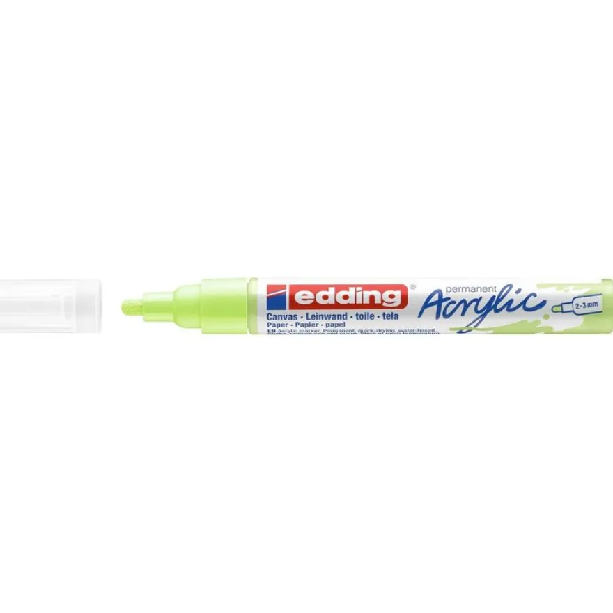 Edding 5100 - Marqueur acrylique - vert pastel