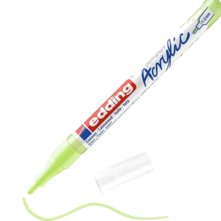 Edding 5300 - Marqueur acrylique - vert pastel