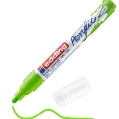 Edding - Marqueur Acrylique e-5100 Vert jaune Mat - Pointe Ogive 2-3 mm