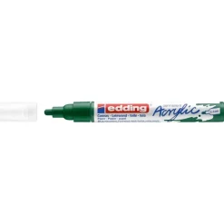 Edding - Marqueur Acrylique e-5100 Vert mousse Mat - Pointe Ogive 2-3 mm