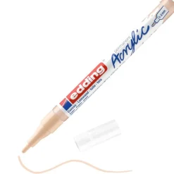Edding - Marqueur Acrylique e-5300 Beige chaud - Pointe Ogive fine 1-2 mm