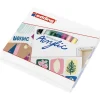 Edding - Set de 8 Marqueurs Acrylique pour Débutants e-5300 / e-5100 - Multicouleur
