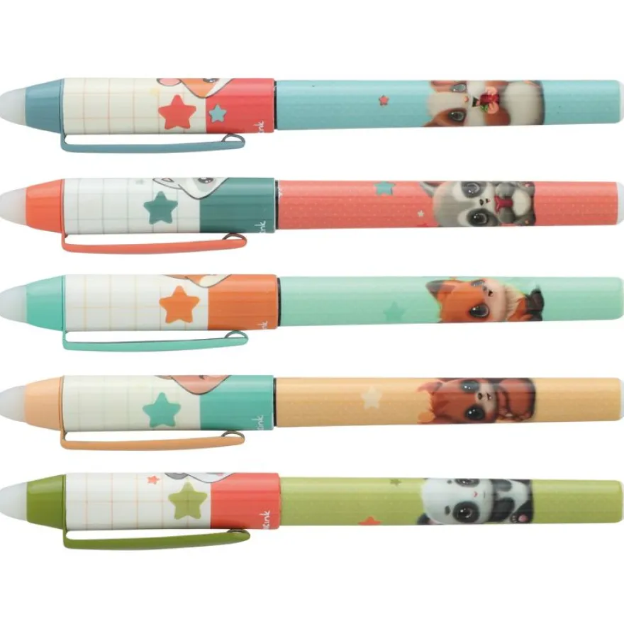 Effacink plastique INK "Fluffy's" 5 designs assortis
