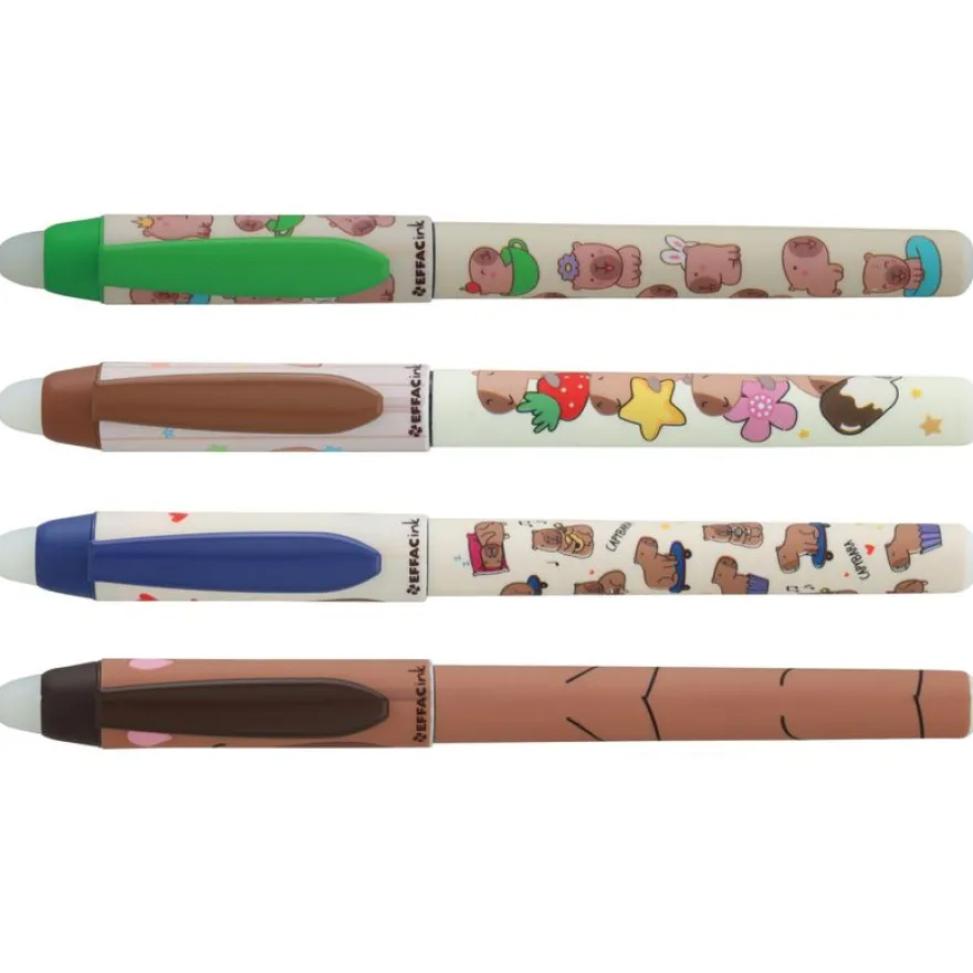 Effacink plastique INK Lazycapy 4 designs assortis