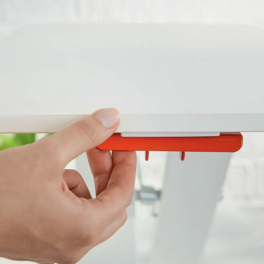eitz Ergo – Station de travail assis/debout – Réglage pneumatique jusqu’à 31 cm – Blanc