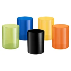 Elami - Pot à crayons - plastique - noir