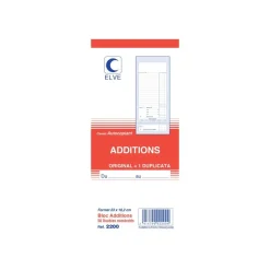 ELVE - 10 Blocs Addition - 50 dupli - 10 x 23,5 cm