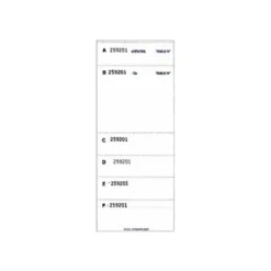 ELVE - 10 Blocs brasserie - 50 feuilles - 100 x 259 mm - en double