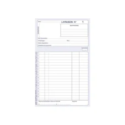ELVE - 10 Manifolds Carnets de livraisons - 50 dupli - 21 x 14 cm