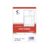 ELVE - Carnet de factures avec TVA - 50 dupli - A5