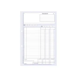 ELVE - Manifold Carnet de factures - 50 dupli - 21 x 14 cm