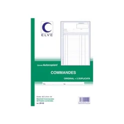 ELVE - Manifold Carnet de commandes - 50 tripli - A4
