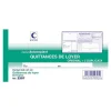 ELVE - Manifold Carnet de quittances de loyer - 50 tripli - 10,5 x 21 cm