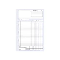 ELVE - Manifold Carnet de factures - 50 tripli - A4
