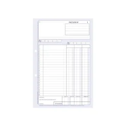 ELVE - Manifold Carnet de factures - 50 tripli - 21 x 14 cm