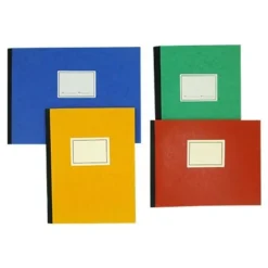 ELVE - Piqûre comptable - 8 colonnes par page - 32 x 25 cm - 80 pages