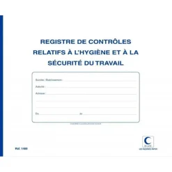 ELVE - Registre de contrôle de sécurité technique - 22 x 28 cm