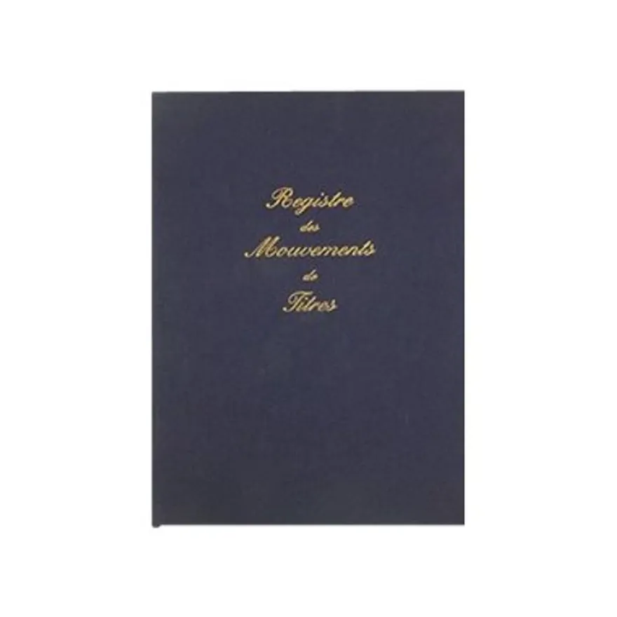 ELVE - Registre des mouvements de titres - A4