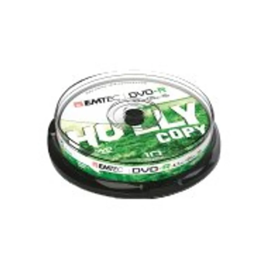 EMTEC - 10 x DVD-R - 4.7 Go (120 minutes) 16x