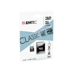 Emtec - carte mémoire 32 Go - Class 10 - micro SDHC