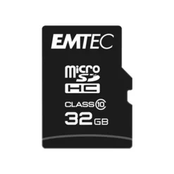 Emtec - carte mémoire 32 Go - Class 10 - micro SDHC