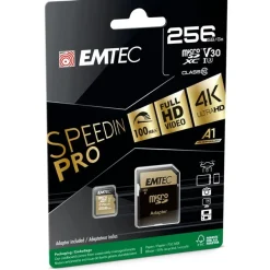 Emtec - MicroSD UHS-I U3 A1, A2 SpeedIN Pro - 256 Go