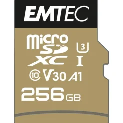 Emtec - MicroSD UHS-I U3 A1, A2 SpeedIN Pro - 256 Go