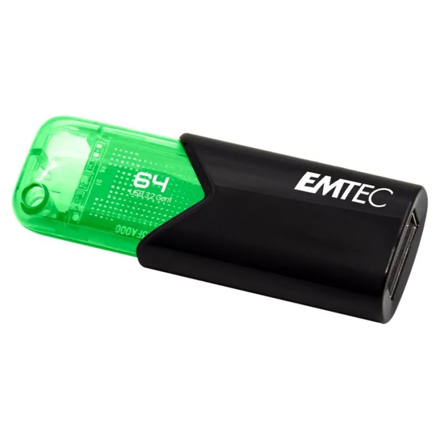 Emtec B110 Click Easy 3.2 - clé USB 3.2 - 64 Go - vert