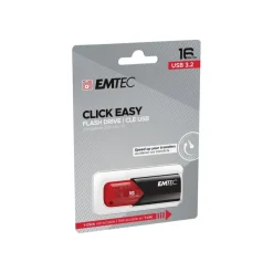 Emtec B110 Click Easy 3.2 - clé USB 3.2 - 16 Go - rouge