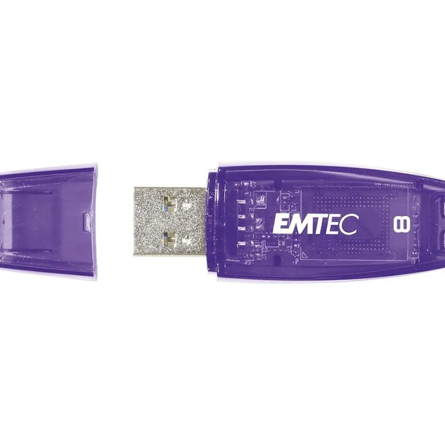 Emtec C410 Color Mix - clé USB 2.0 - 8 Go - violet