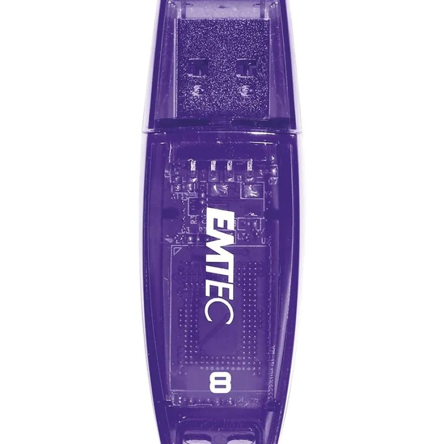Emtec C410 Color Mix - clé USB 2.0 - 8 Go - violet