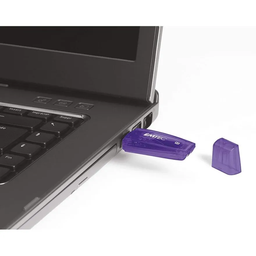 Emtec C410 Color Mix - clé USB 2.0 - 8 Go - violet