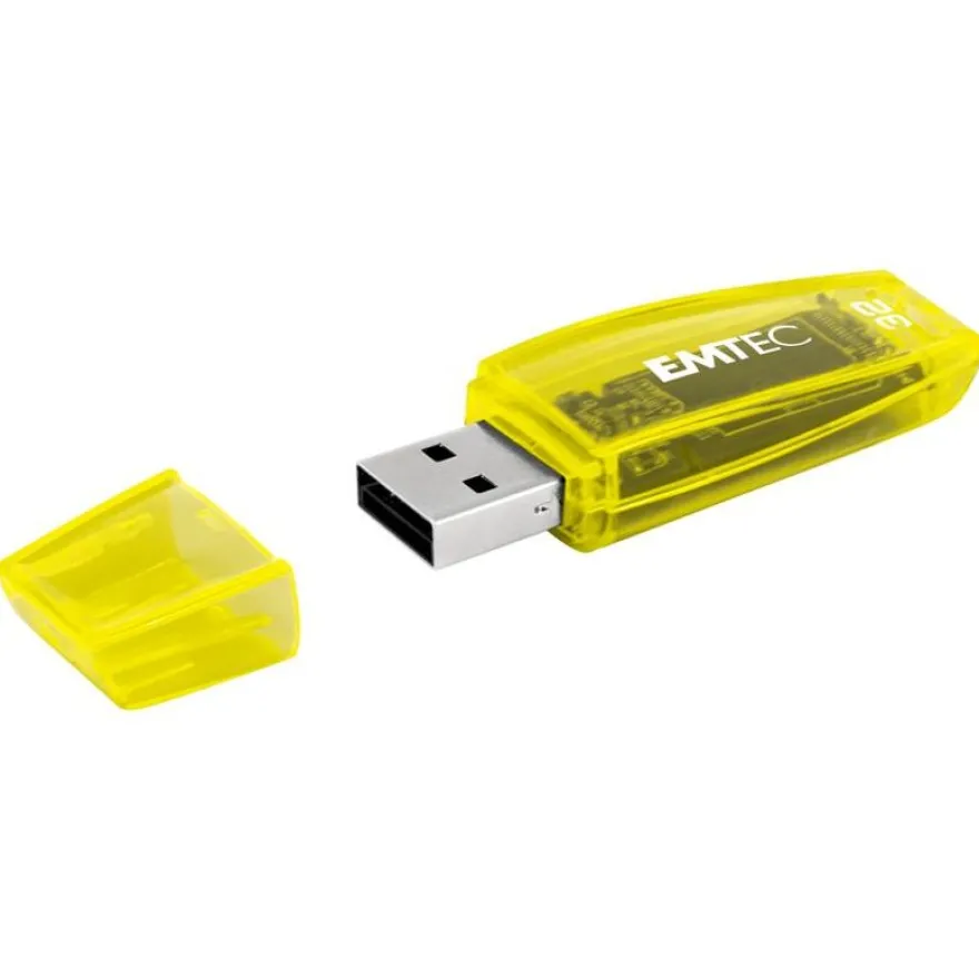 Emtec C410 Neon - pack de 3 clé USB 16 Go - USB 2.0