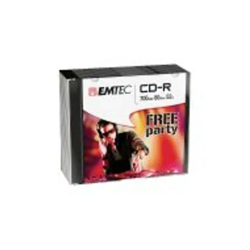 EMTEC Classic - 10 x CD-R - 700 Mo (80 min) 52x - avec boîtier slim