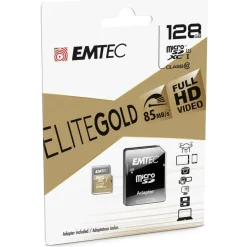 Emtec Elite Gold - carte mémoire 128 Go - Class 10 - micro SDXC