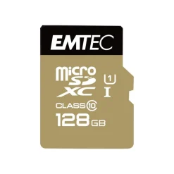 Emtec Elite Gold - carte mémoire 128 Go - Class 10 - micro SDXC
