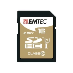 Emtec Elite Gold - carte mémoire 16 Go - Class 10 - SDHC UHS-I U1