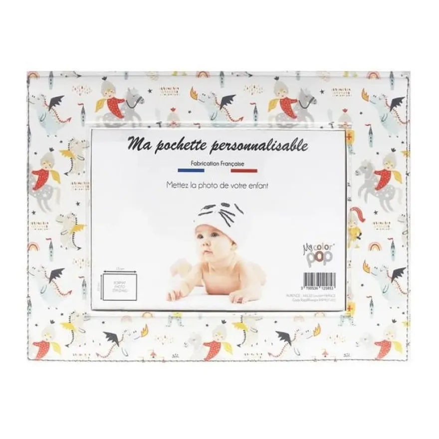 Enveloppe pochette personnalisable bébé - Color Pop