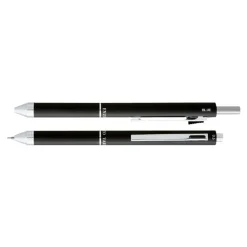 Enzo Varini - Stylo à bille 4 en 1 (3 couleurs et porte-mines) noir mat