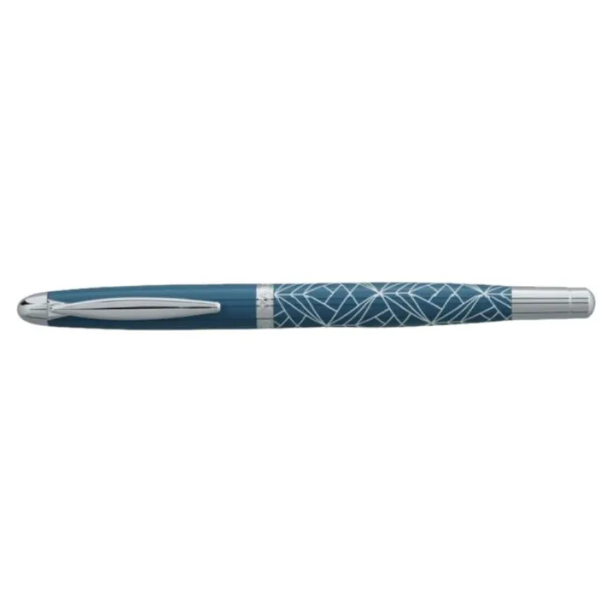 Enzo Varini Maggiore - Stylo plume bleu