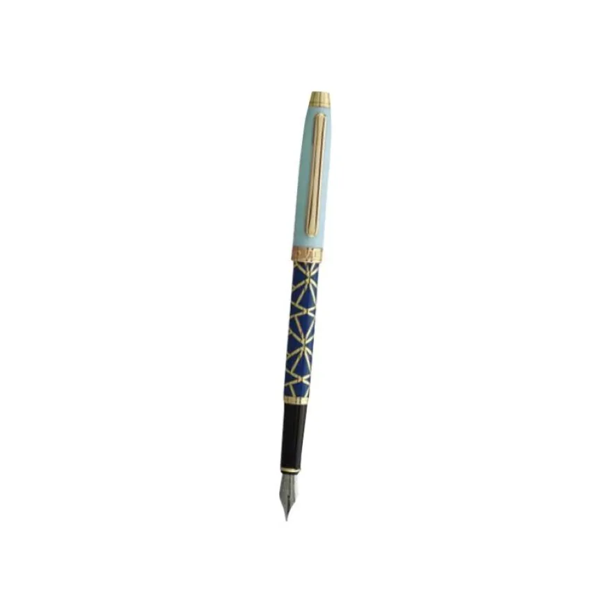 Enzo Varini Taormina XL Nakara - Stylo plume - bleu