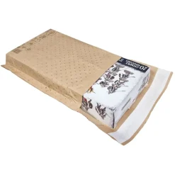 E.PACK La Couronne - Pochette à soufflets bulles d'air papier - Tricouche 150X250X90 - 100 gr - brun - bande auto-adhésive