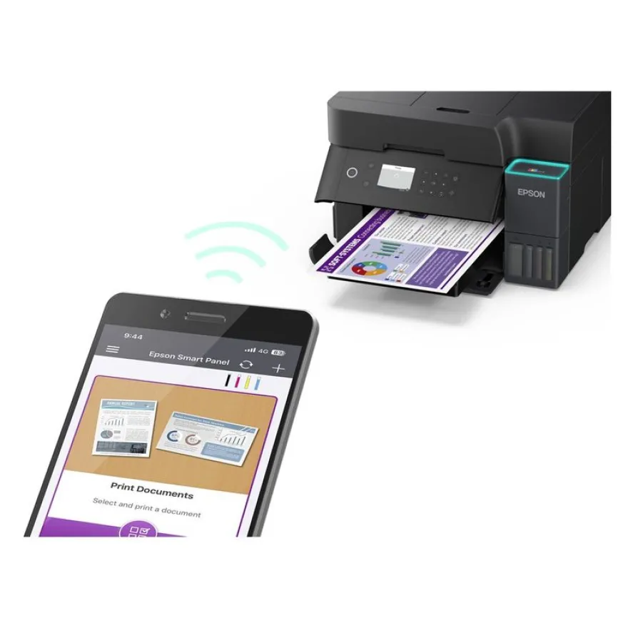 Epson EcoTank ET-3950 - Imprimante multifonction jet d'encre couleur - A4 - USB, LAN, Wi-Fi(ac)
