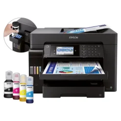 Epson EcoTank ET-16655 - Imprimante multifonction jet d'encre couleur A3 - USB, LAN, Wi-Fi, hôte USB - noir