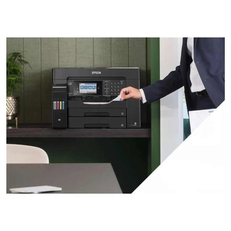 Epson EcoTank ET-16655 - Imprimante multifonction jet d'encre couleur A3 - USB, LAN, Wi-Fi, hôte USB - noir