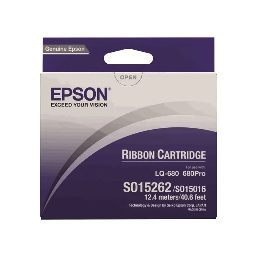 Epson S015262 - noir - ruban d'impression original